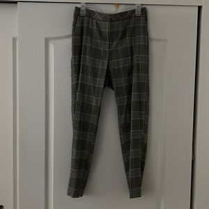 Gray Plaid Slacks
